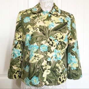 5/$25 Ann Taylor Loft Floral Tropical Blazer